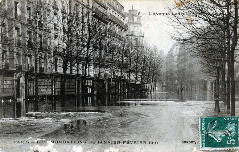 Paris, les inondations de janvier-février 1910