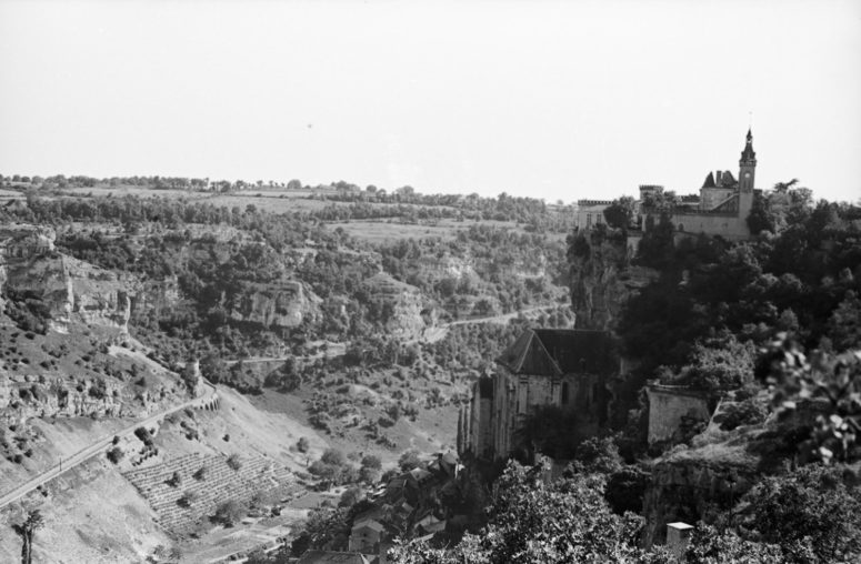 Vue sur Rocamadour, années 40