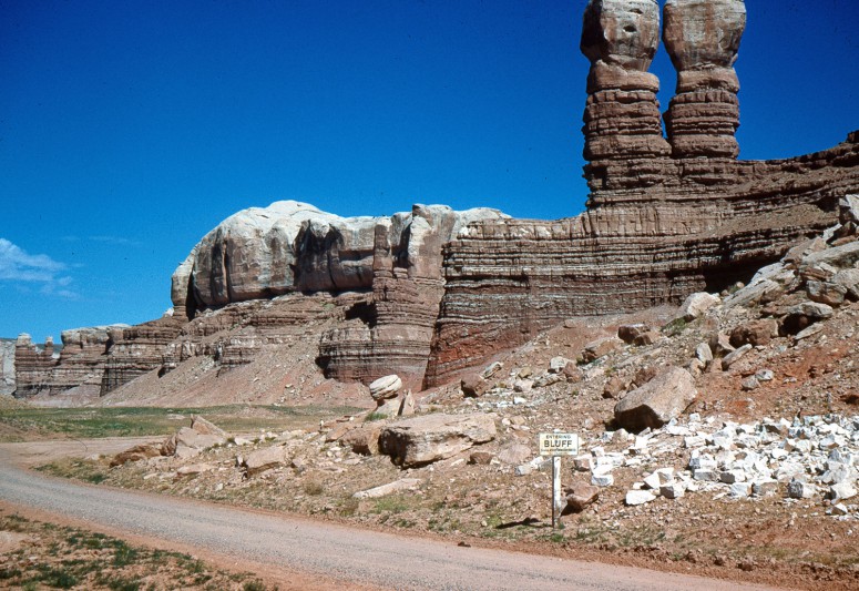 Entering bluff...