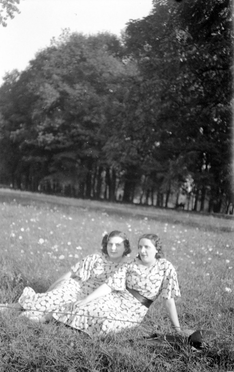 Jumelles dans le pré - années 30