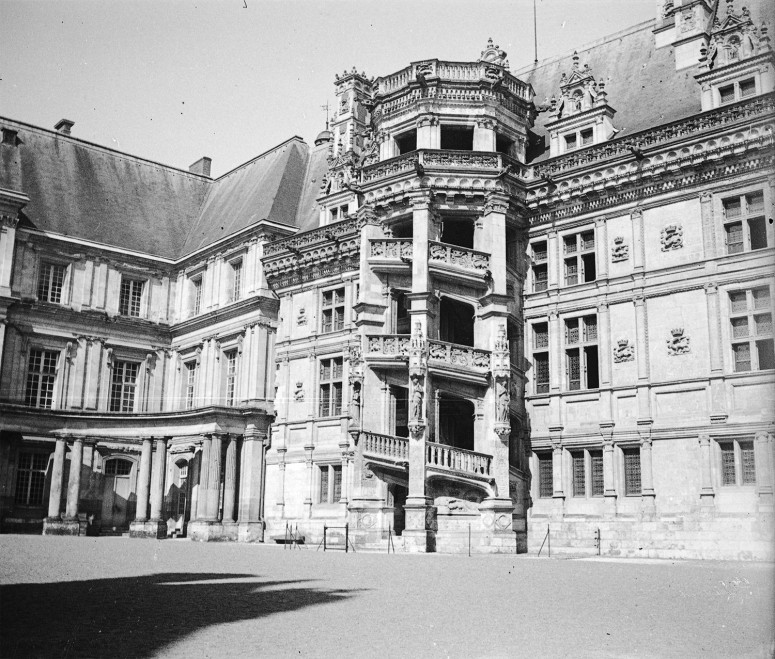 Château de Blois, escalier François Ier