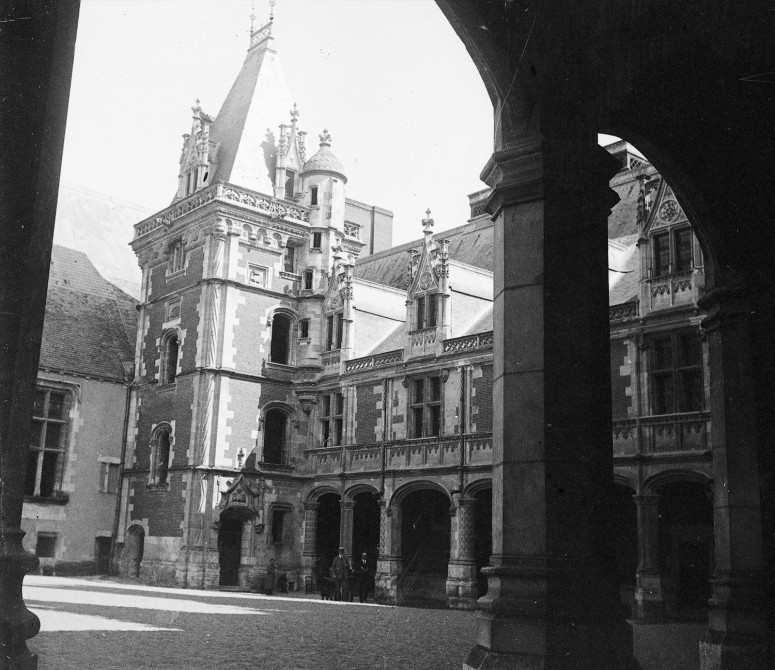 Château de blois, façade Louis XII intérieur