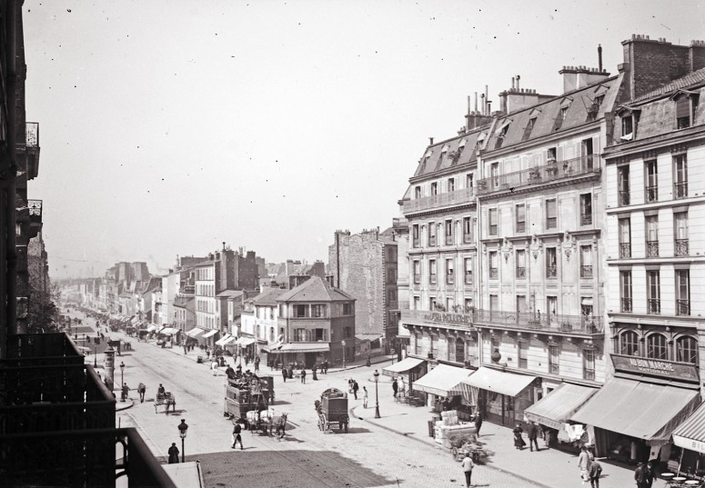 Le Fb St-Antoine et la pointe de la Rue des Boulets et de la Rue de Chevreul