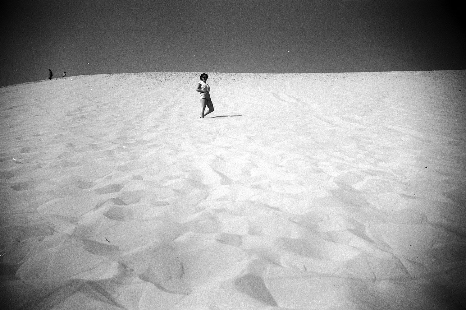 Contre-plongée sur la dune