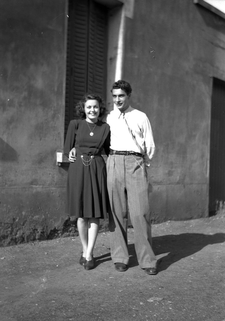 Jeune couple, années 40