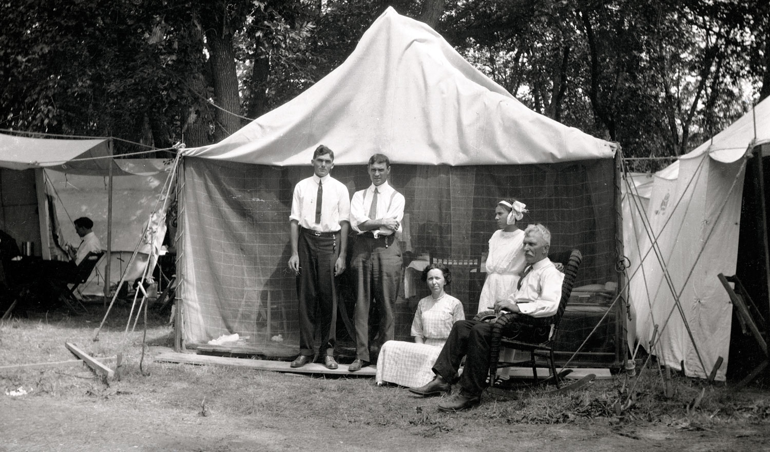 Le camp, USA, années 20