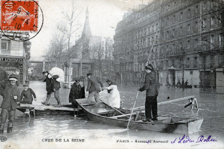Crue de la Seine Paris - Avenues Daumesnil et Ledru-Rollin