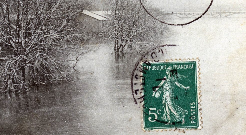 La crue de la Seine à Paris (1910) <br>en cartes postales