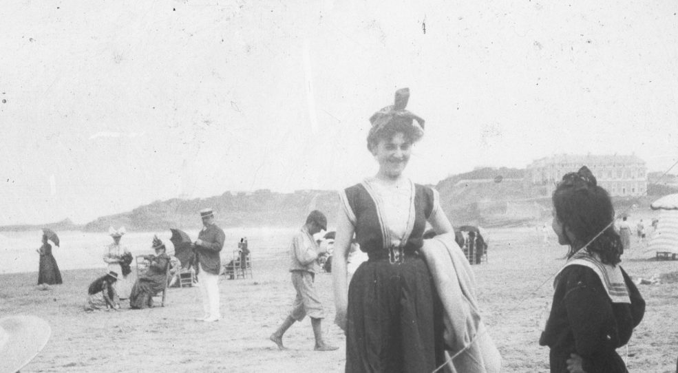 Biarritz, 1898… sur la plage