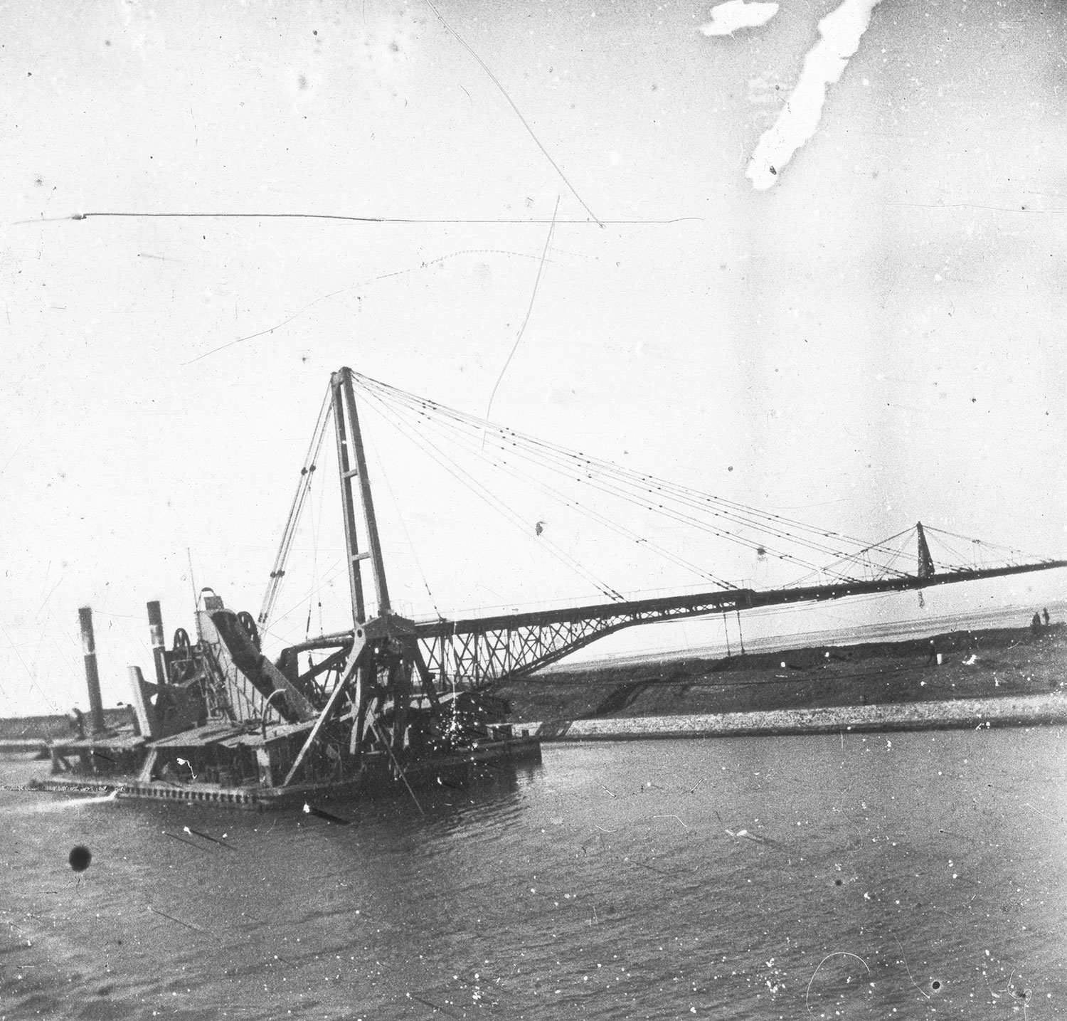 Drague Canal de Suez 8 - 6 - 1911