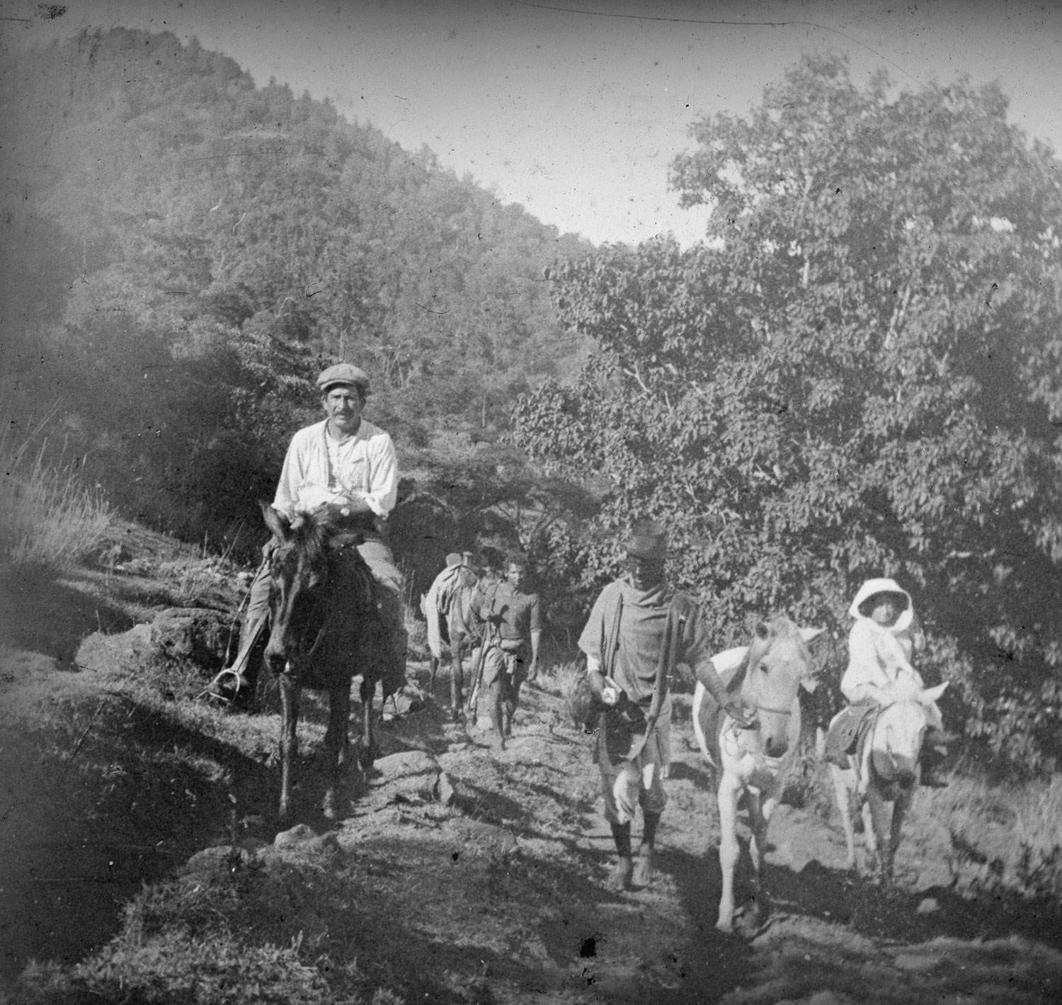 À cheval