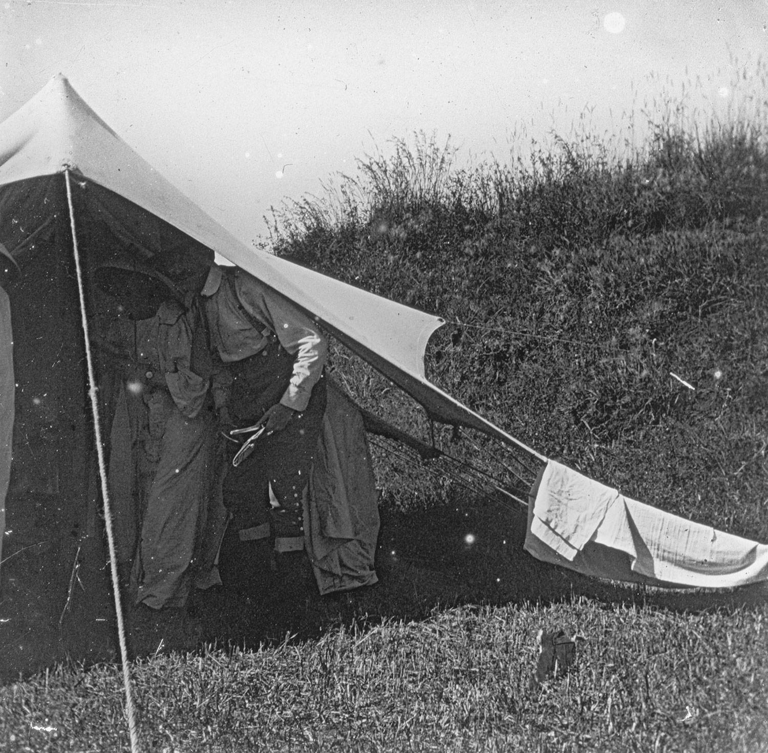 La tente au réveil 28 octobre 1918