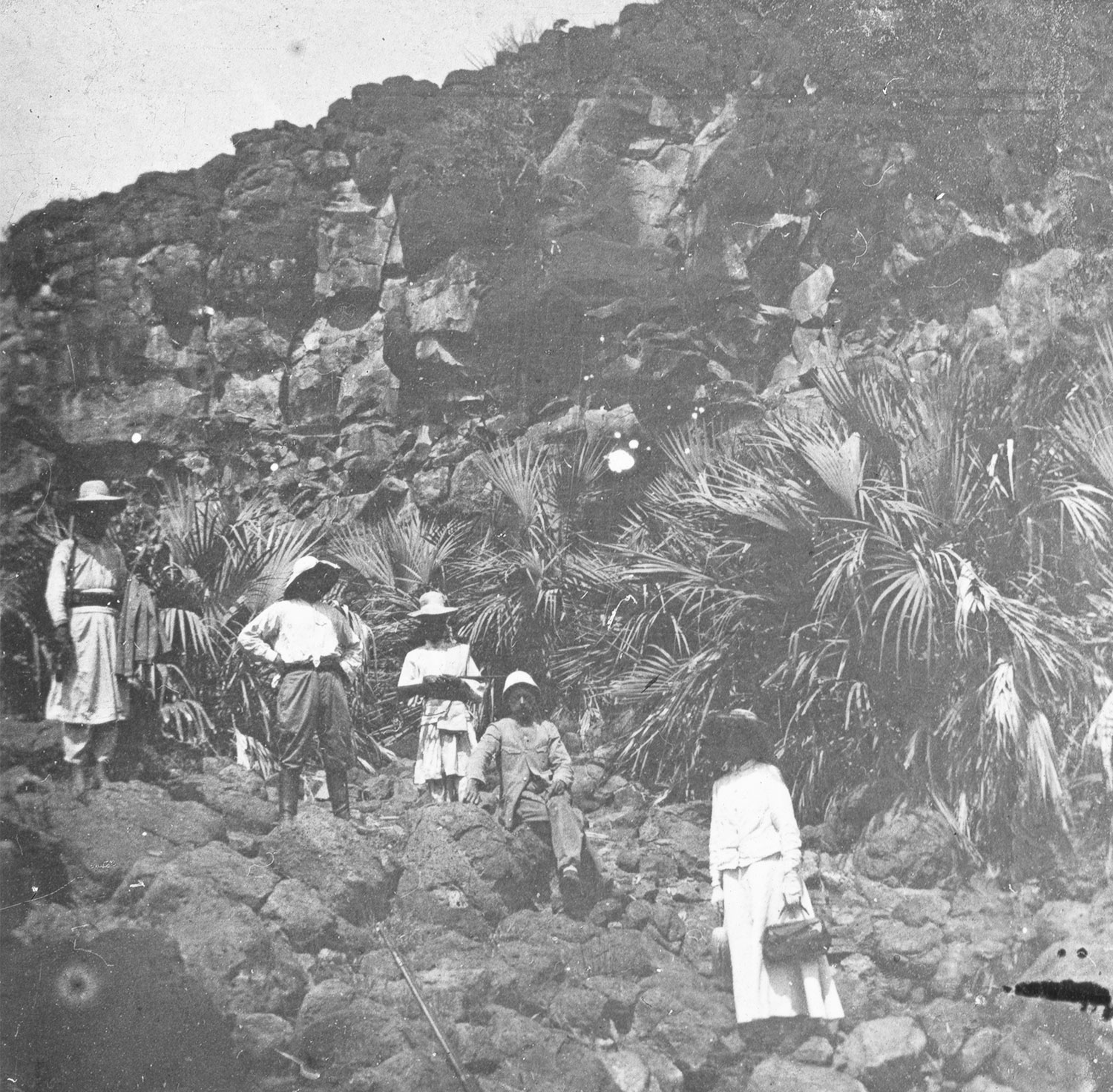 Tilouaa ancien volcan Abyssinie Mai 1911