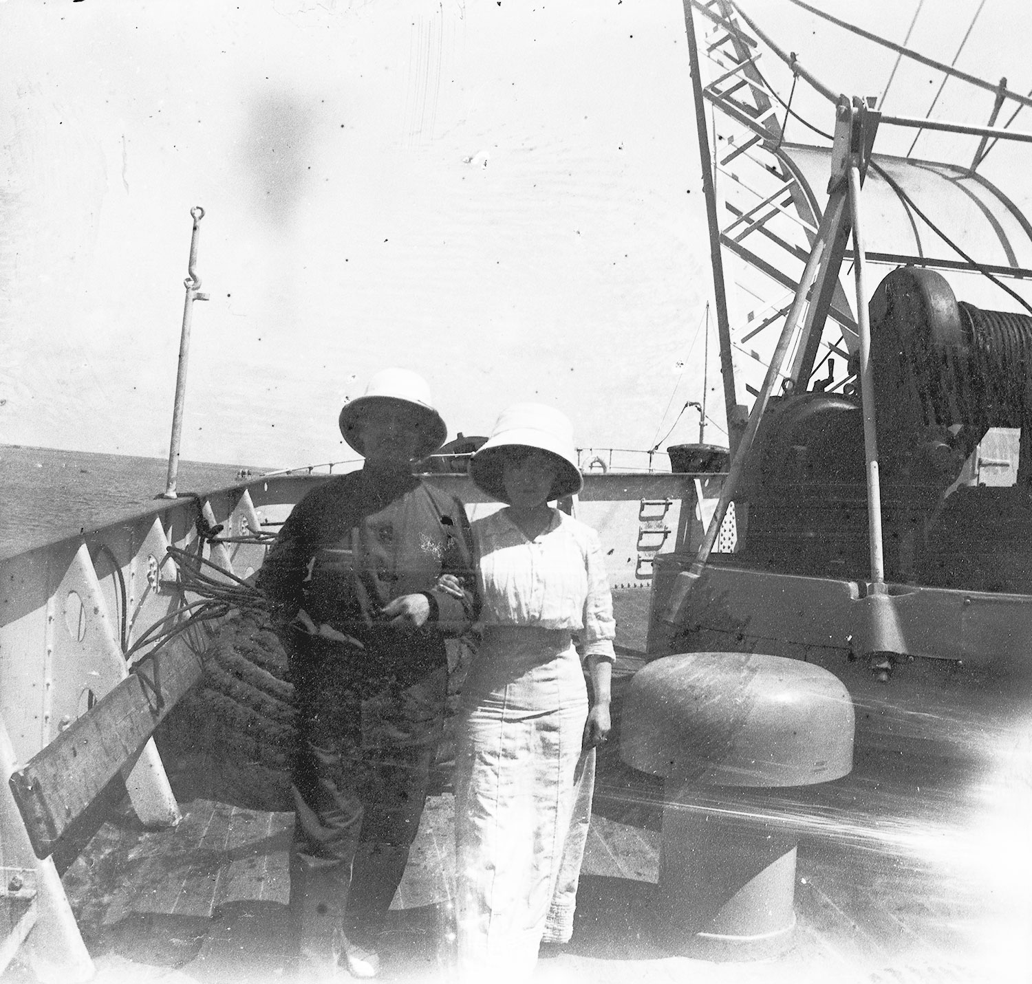 Sur le P.... amis de voyage 1913
