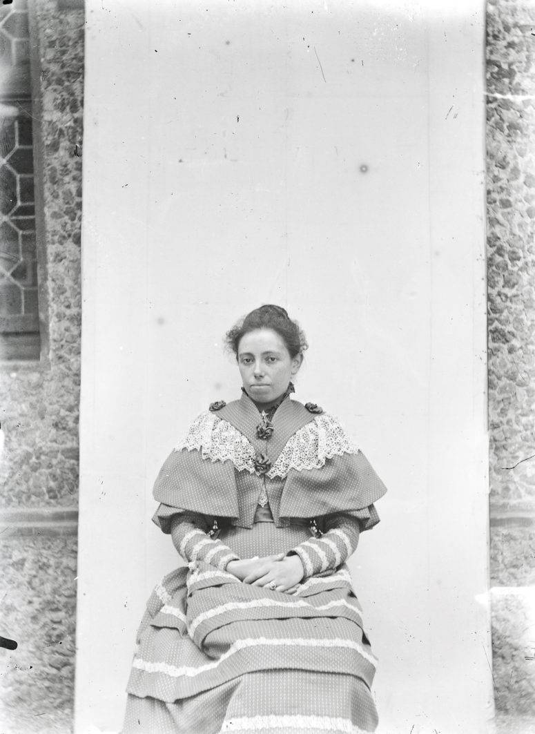 robe et cape assorties, années 1890