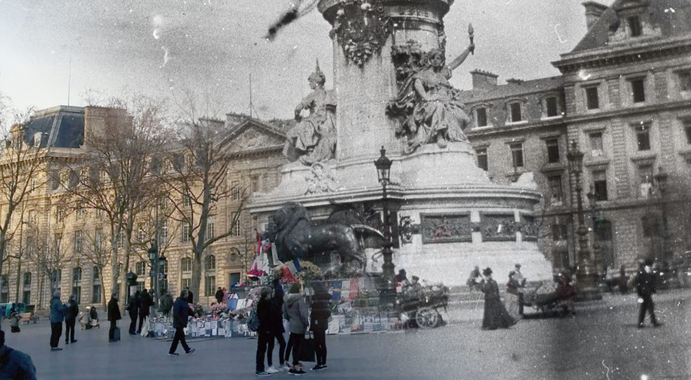 À travers le temps