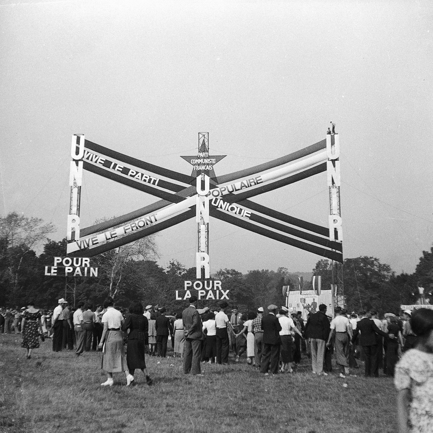 Monument du Parti communiste français à la fête de l'Humanité