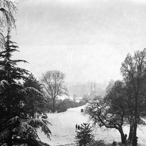 Paysage sous la neige